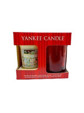 Yankee Candle Christmas Cookie Candle And Votive Sampler NWT